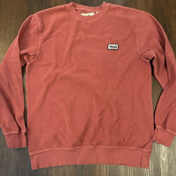 Vissla Pullover Solid Sets Eco Crew Sweatshirt - Picture 2 of 6